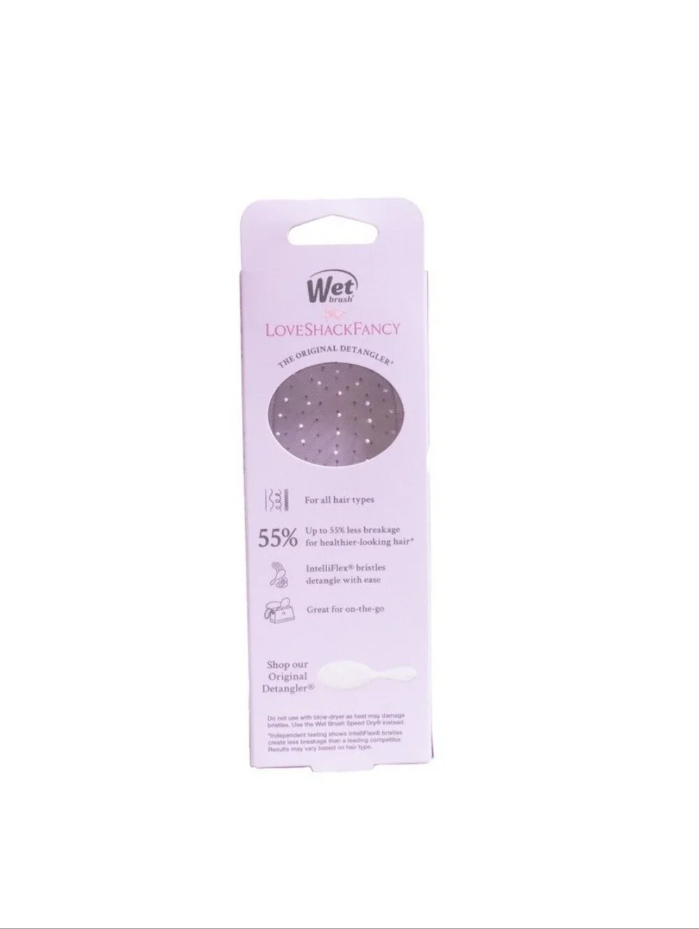 NWT Limited Edition LoveShackFancy x Wet Brush Mini Detangler - Hibiscus- Floral